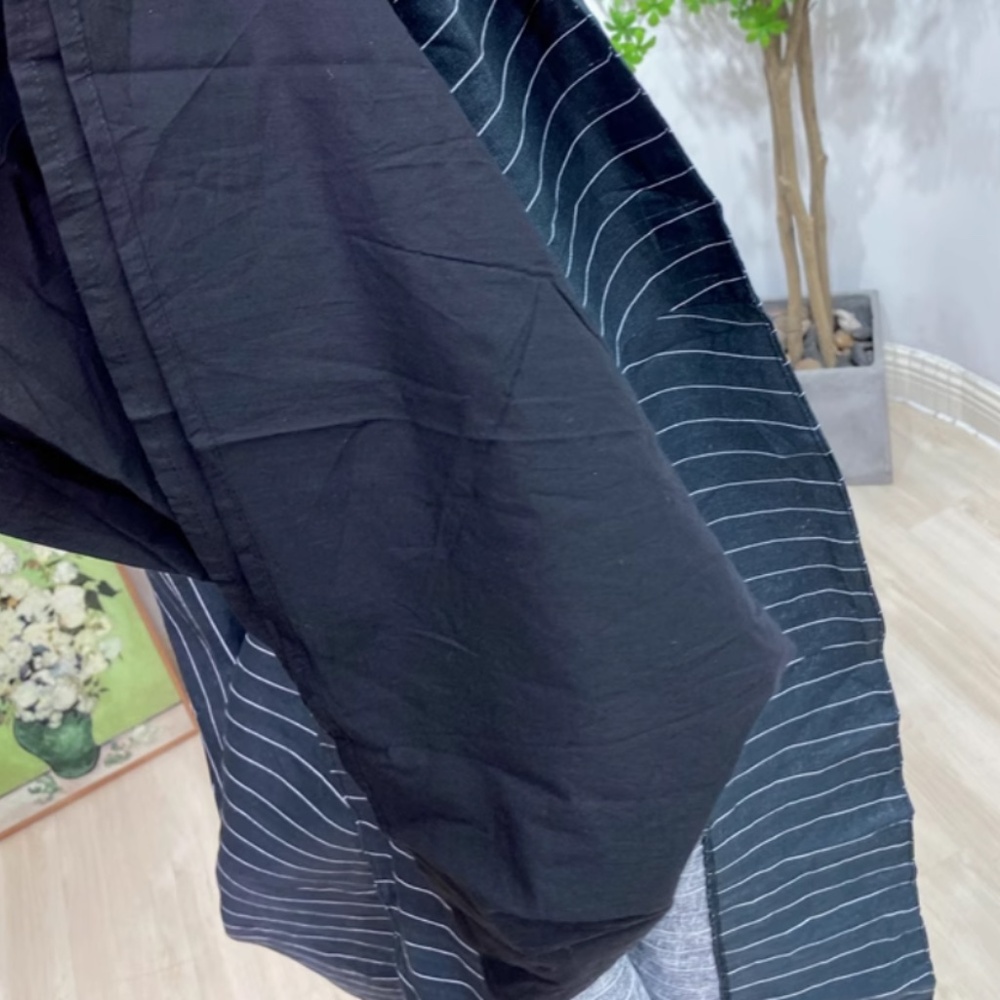 DISSH Striped Halter Maxi Dress in Black and White - Picture 9 of 10